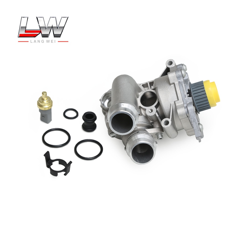 1PCS ปั๊มน้ําสําหรับ VW Jetta Passat 2.0TSI Audi A3 A6 Q5 Skoda Octavia ที่นั่ง Leon อลูมิเนียมพลาสต