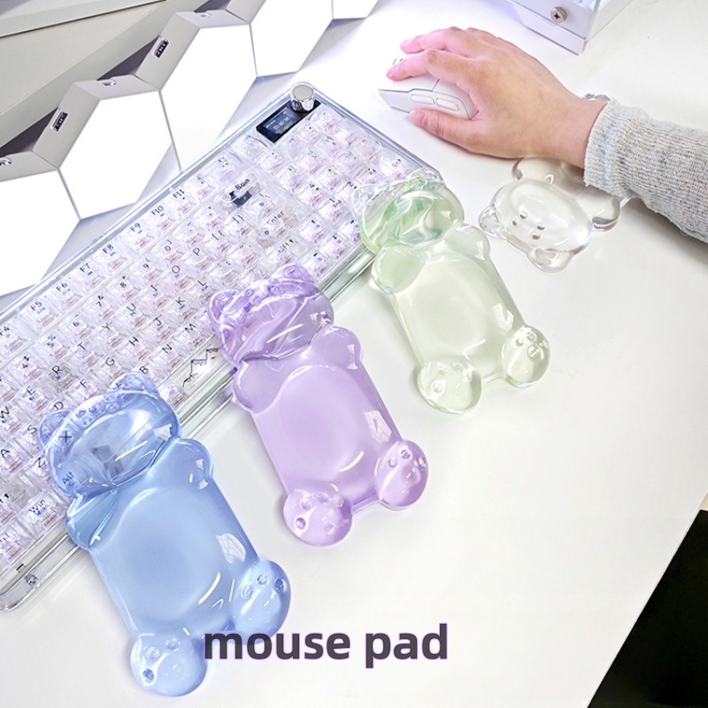 Gummy Bear Mouse ที่วางข้อมือ ที่วางคีย์บอร์ด แผ่นรองเมาส์ Girls Soft Office WRIST REST