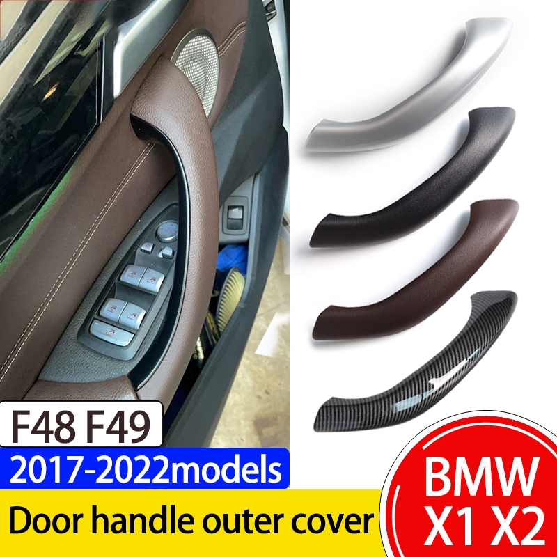 ใหม่ X1 X2 F48 F49 F39 ภายในที่เท้าแขนประตู Auto อุปกรณ์เสริมรถประตูดึงฝาครอบด้านนอกสําหรับ BMW 2016-2020 รุ่น