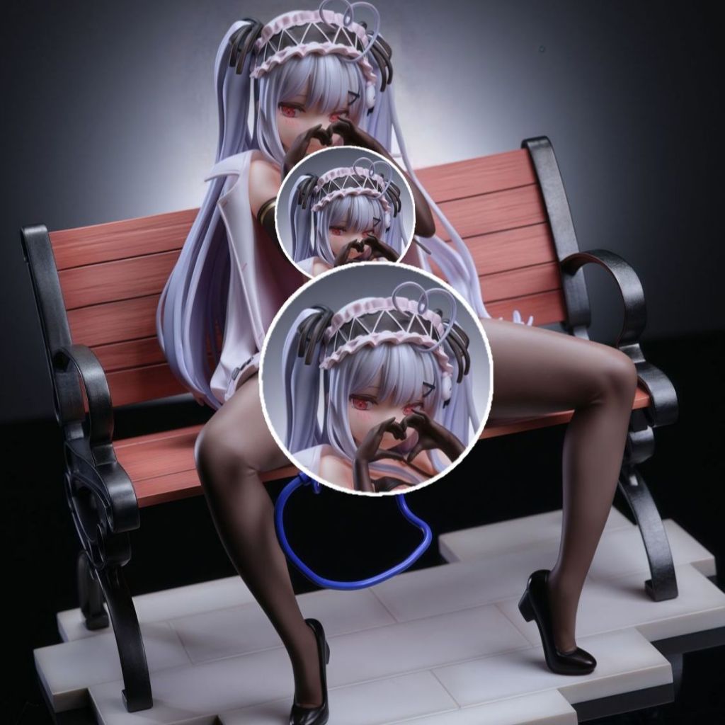 [คุณภาพสูง] Reverse Flow Tea Party Ibisaki Mio Anime Sculpture Model Gift⛰เครื่องประดับตุ๊กตาอนิเมะ 