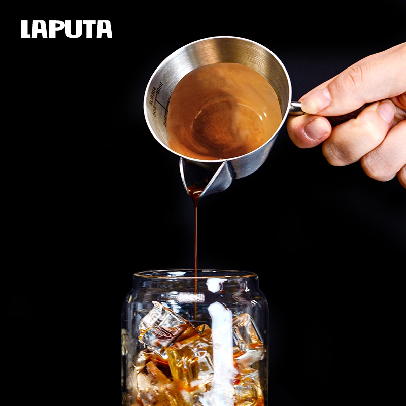 LAPUTA ลาปูตา ลาปูตา กาแฟอิตาลีสกัดถ้วยเอสเพรสโซ่ถ้วยสกัดซุปเปอร์สแตนเลสจาระบีกรองจาระบีถ้วยตวง