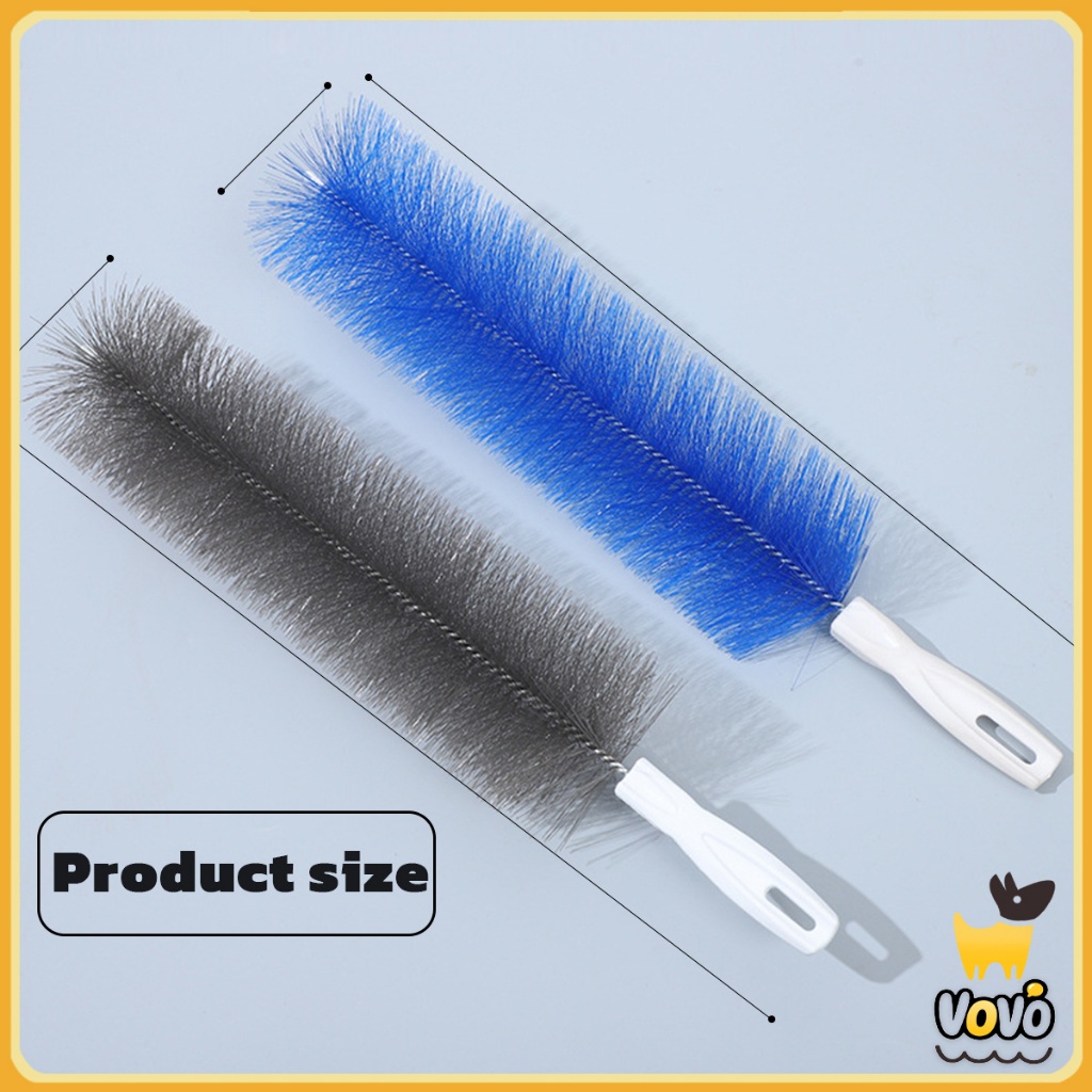 VoVo ไม้ปัดฝุ่น แปรงทําความสะอาดพัดลม แปรงทําความสะอาด สามารถดัดงอได้ เข้าได้ทุกซอก ทุกมุม ด้ามจับถนัดมือ ขัดเฟอร์นิเจอร์ - รูปที่ 2