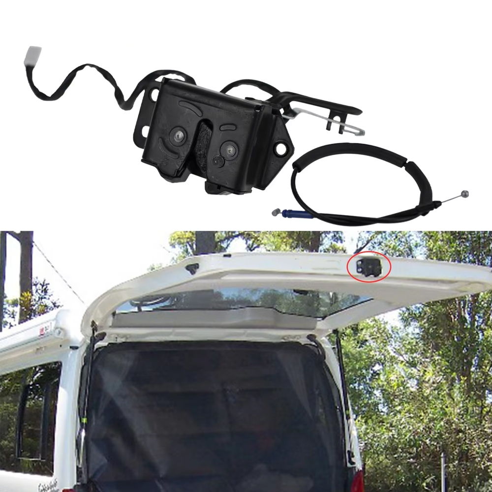 Toyota ล็อคประตูท้ายรถ Hiace กลอนล็อคประตูท้ายรถยนต์ กลอนล็อคประตูท้ายรถยนต์ สําห forToyota Hiace Commuter 2005-2018 69350-26120รับ
