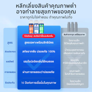 Glodway สเปรย์อบโอโซน ดับกลิ่น น้ำหอมปรับอากาศรถยนต์ ดับกลิ่นบุหรี่ car air refresher ใช้ได้กับรถยนต์ เครื่องปรับอากาศ ห้องนอน ห้องน้ำ ห้องนั่งเล่น