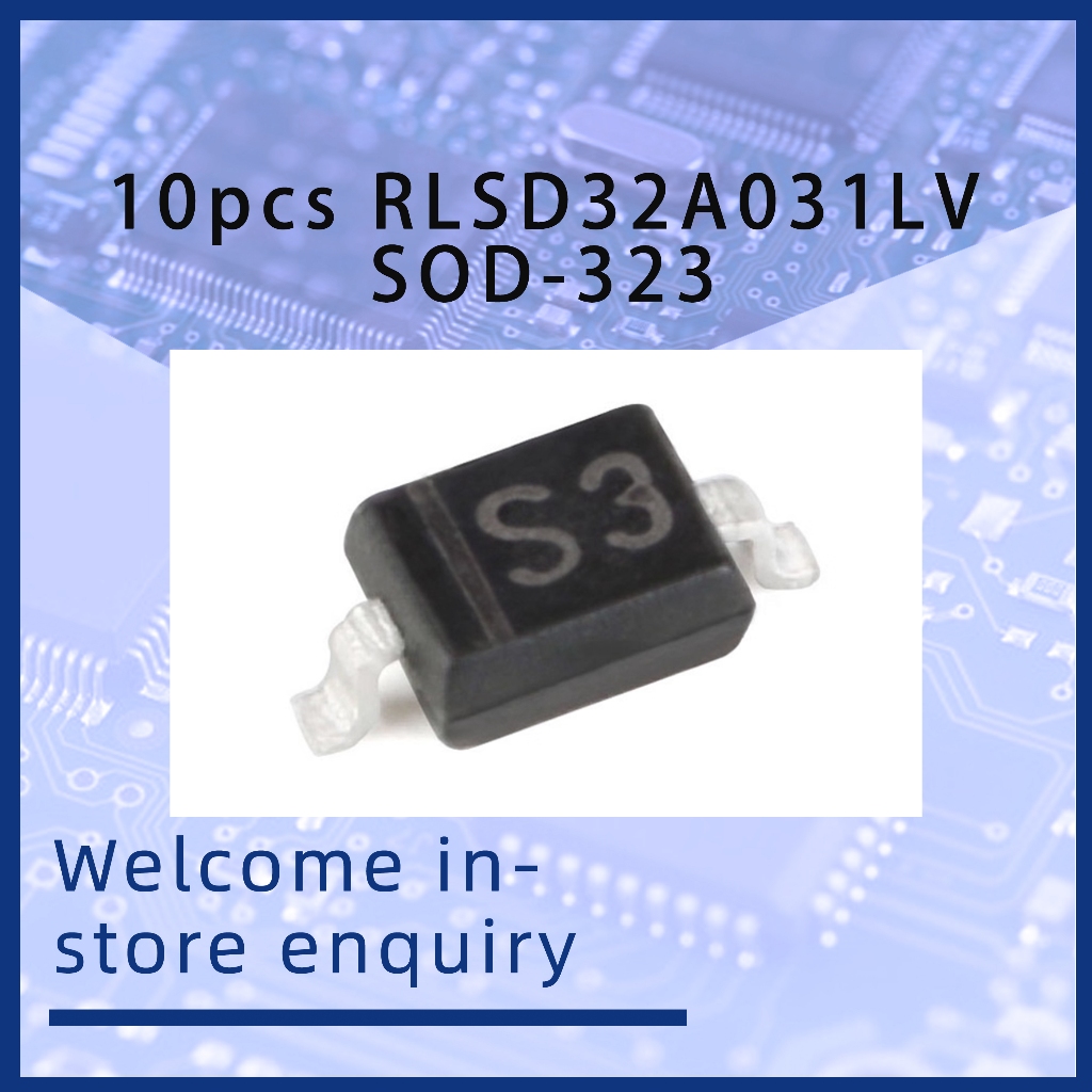 10 ชิ้น RLSD32A031LV SOD-323 3.3V Unidirectional Low Capacitance Surface Mount ไดโอด ESD
