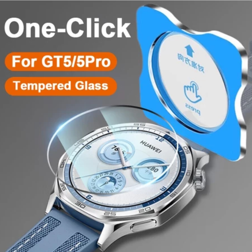 Easy Install Tempered Glass for Huawei Watch GT 6 / Huawei Watch GT 5 ฟิล์ม huawei gt5 pro /GT4 Film