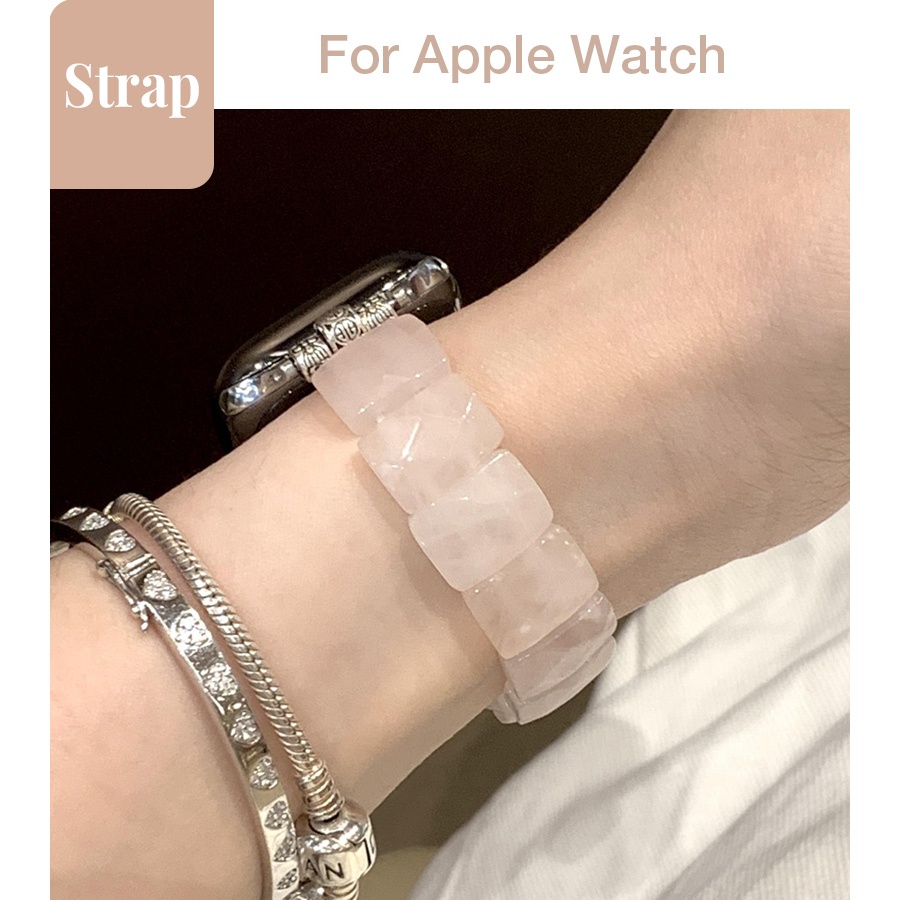 หญิงสาวโมดูลาร์ขนาดใหญ่คริสตัลสายรัดสําหรับ Apple Watch S11 SE3 Ultra3 S10 S9 S8 SE S7 S6 Ultra 49/46/42/40 มม. 41 มม. 45 มม. Iwatch Band