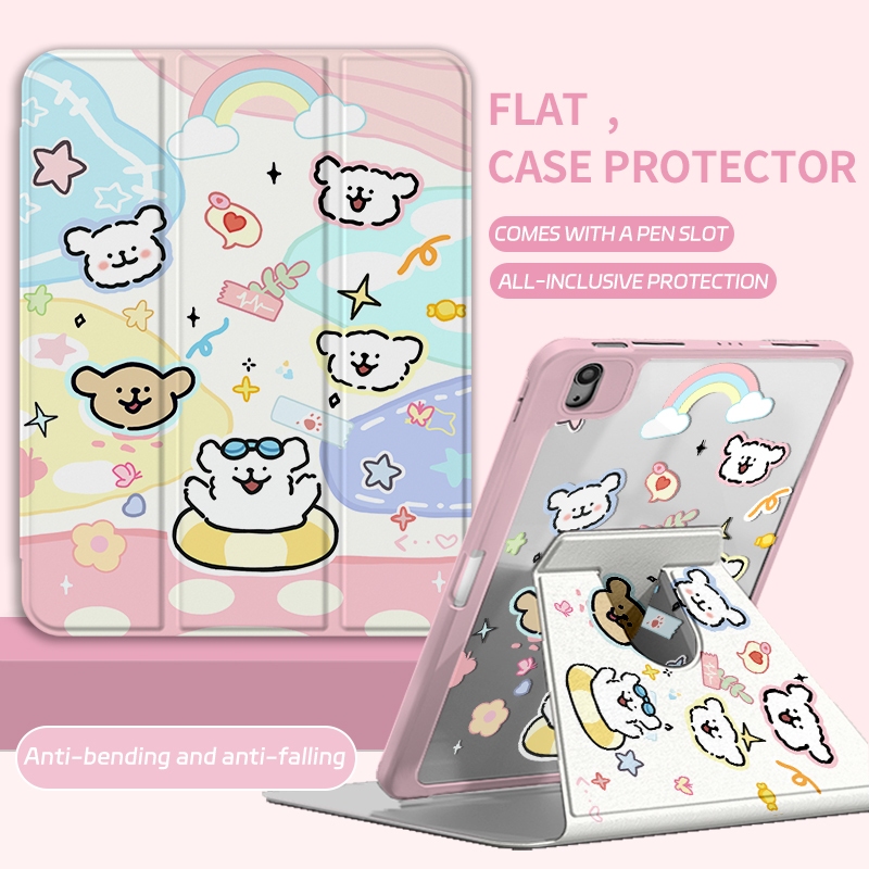 InnoShell เคส iPad วัสดุอะคริลิคสําหรับ gen9/8/7 10.2" gen10 เคสสําหรับ iPad Air4/Air5 10.9" pro11 2018/2020 gen5 gen 6