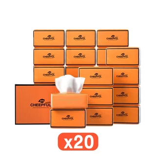 [ ฿9/ห่อ ] CHEEPFUL Air-cushion GB/T 20808 ดีลักซ์ คอมฟอร์ท กระดาษทิชชู่ หนา 4 ชั้น 360 แผ่น