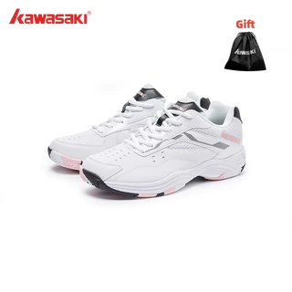KAWASAKI คาวาซากิ Pickleball รองเท้ารองเท้าแบดมินตัน K1B51-B3324&K4B50-C32011 ผู้หญิงและผู้ชาย Professional Training Anti slip ทนทาน Shock Absorbing Retro กีฬารองเท้า