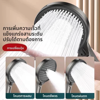 ทีเอสตอง #088-Cหัวฝักบัวหัวฝักบัวแรงดันที่มีประสิทธิภาพสูงสําหรับใช้ในบ้านปรับได้6ระดับปราศจากกลิ่นด้วยการไหลของน้ําที่แข็งแกร่งและอ่อนโยน