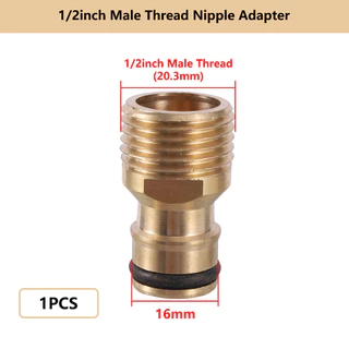 1/2 "3/4" 1" เกลียวทองเหลือง Quick Connector M22/24 หัวนม Fitting Garden ท่อ Quick Connect ก๊อกน้ําอะแดปเตอร์ท่อน้ําเชื่อมต่อ