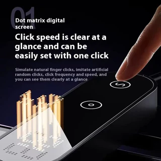 หน้าจอ Auto Clicker จําลองนิ้วมือคลิกสําหรับแอพโทรศัพท์สมาร์ทวิดีโอ Live Streaming หน้าจอ Touch ขาตั้งกล้อง Tapper อุปกรณ์