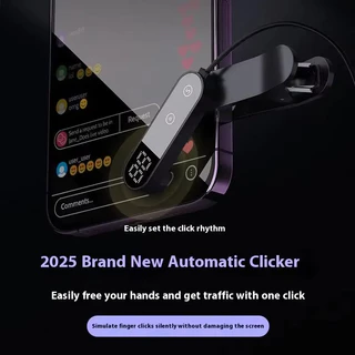 หน้าจอ Auto Clicker จําลองนิ้วมือคลิกสําหรับแอพโทรศัพท์สมาร์ทวิดีโอ Live Streaming หน้าจอ Touch ขาตั้งกล้อง Tapper อุปกรณ์