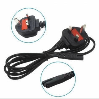 พร้อมสต็อก1.5M สายไฟ AC US UK EU 2 Prong 2 Pin เครื่องพิมพ์สายชาร์จอะแดปเตอร์ PC แล็ปท็อปสายไฟอะแดปเตอร์ PS4 ลําโพง
