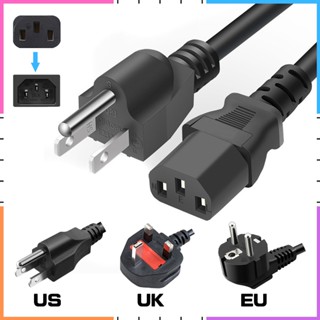 Ready Stock3 PIN 1.5M UK US EU Plug 13A ฟิวส์ 500 W/2500 W D…