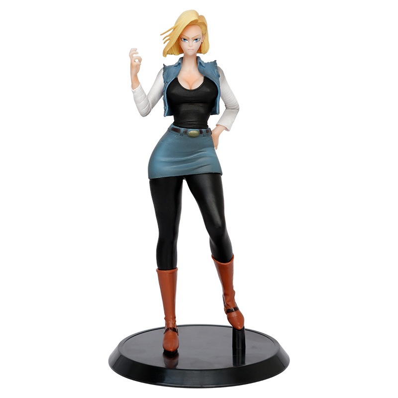 หุ่นยนต์ดราก้อนบอลขนาด 19 ซม. #18 Lazuli สาวอะนิเมะรูป Pvc Action Figure เกมรูปปั้นผู้ใหญ่คอลเลกชันของเล่นตุ๊กตาของขวัญ