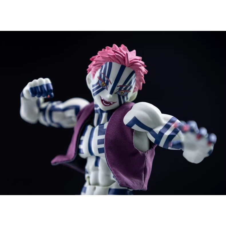NANA BUZZMOD Demon Slayer: Kimetsu no Yaiba Upper Rank Three Akaza Vest Clothes
