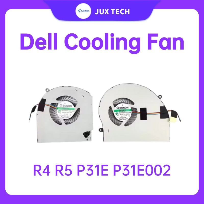CPU GPU Fan Cooler สําหรับ Dell Alienware 17 R4 R5 P31E P31E002 P31E001 MG75090V1-C060-S9A MG75090V1