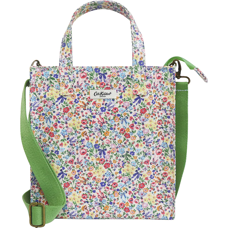 2024 UK Cath Kidston ส่งออก Tote Bag กระเป๋าสะพายหญิงสะพายข้างกระเป๋าใบเล็กผ้าใบกันน้ําพิมพ์สไตล์อังกฤษกล่องอาหารกลางวันกระเป๋า
