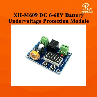 โมดูลป้องกันแรงดันต่ำ XH-M609 แบตเตอรี่ลิเธียม 6-60V DC ป้องกันแบตหมดแรงดันต่ำ ตัดการเชื่อมต่ออัตโนมัติ