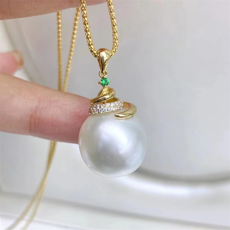 อุปกรณ์ทำจี้มุก สแตเงียร์ 925 และมรกต เกลียวจี้คอนซีลเลอร์ แบบกึ่งสำเร็จรูป พร้อมขายส่ง