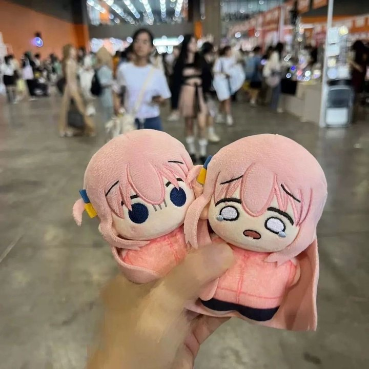 BOCCHI THE ROCK 10 ซม.พิมพ์ปลาดาวตุ๊กตาผ้าฝ้าย Gotoh Hitori น่ารักการ์ตูนสาวกระเป๋านักเรียนจี้พวงกุญแจตกแต่งของขวัญ - รูปที่ 7