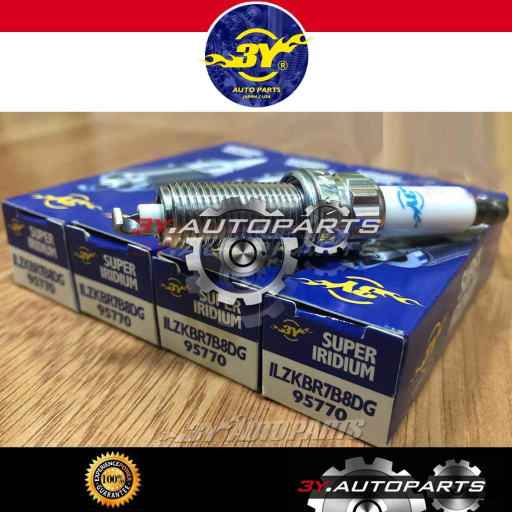 ของแท้ Super Iridium Spark Plug 95770 ILZBR7B8DG (@4pcs) สําหรับ Peugeot 208 308 MINI R50 R53 R58 R5