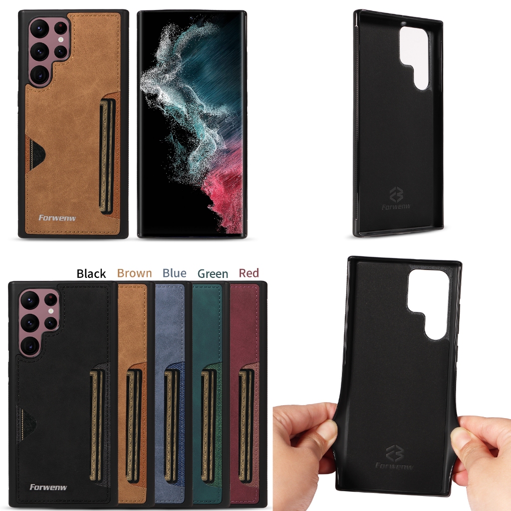 เคสโทรศัพท์มือถือหนัง Pu แข็ง กันกระแทก มีช่องใส่บัตร ช่อง สําหรับ Case For Xiaomi Redmi Note 14 Pro+ 5G 13 11s 12s 11 12 12C Poco X7 X6 X5 M6 Pro