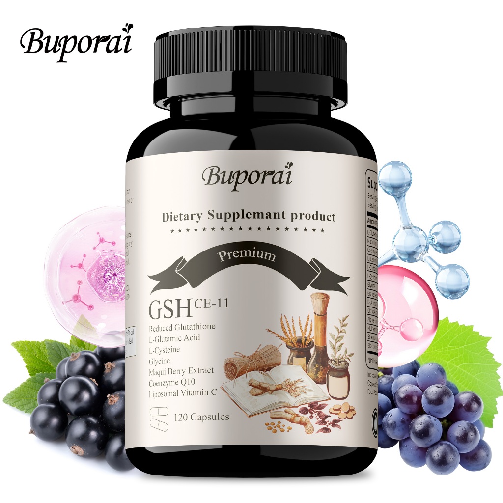 อาหารเสริมกลูต้าไธโอน แอคทีฟ อุดมไปด้วย Resveratrol, NAC, คอลลาเจน, กรดไฮยาลูโรนิก, และวิตามินซี - ส