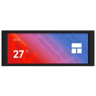 Thermalright TROFEO VISION LCD IPS 6.86 นิ้วหน้าจอ LCD เต็มรูปแบบ 1280*480 ความละเอียดแม่เหล็กพอร์ต USB Type-C หน้าจอแสดงผลเคสพีซีหน้าจอแสดงผล