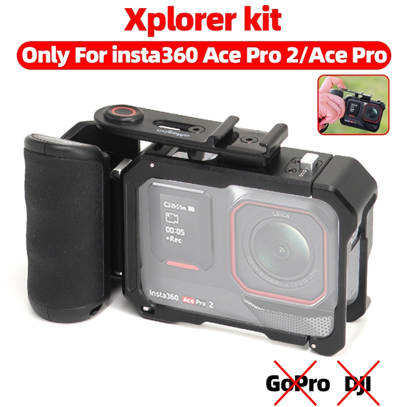 ชุดจับกล้องแอ็คชัน Insta360 Ace Pro 2 / Ace Pro aMagisn Xplorer Grip Kit สำหรับกล้องถ่ายภาพสตรีทพร้อ