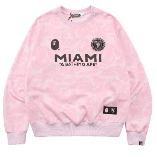 ใหม่ BAPE คลาสสิคฝ้ายเสื้อกันหนาว คอกลม สไตล์ลําลอง สําหรับผู้ชาย ผู้หญิง 0819