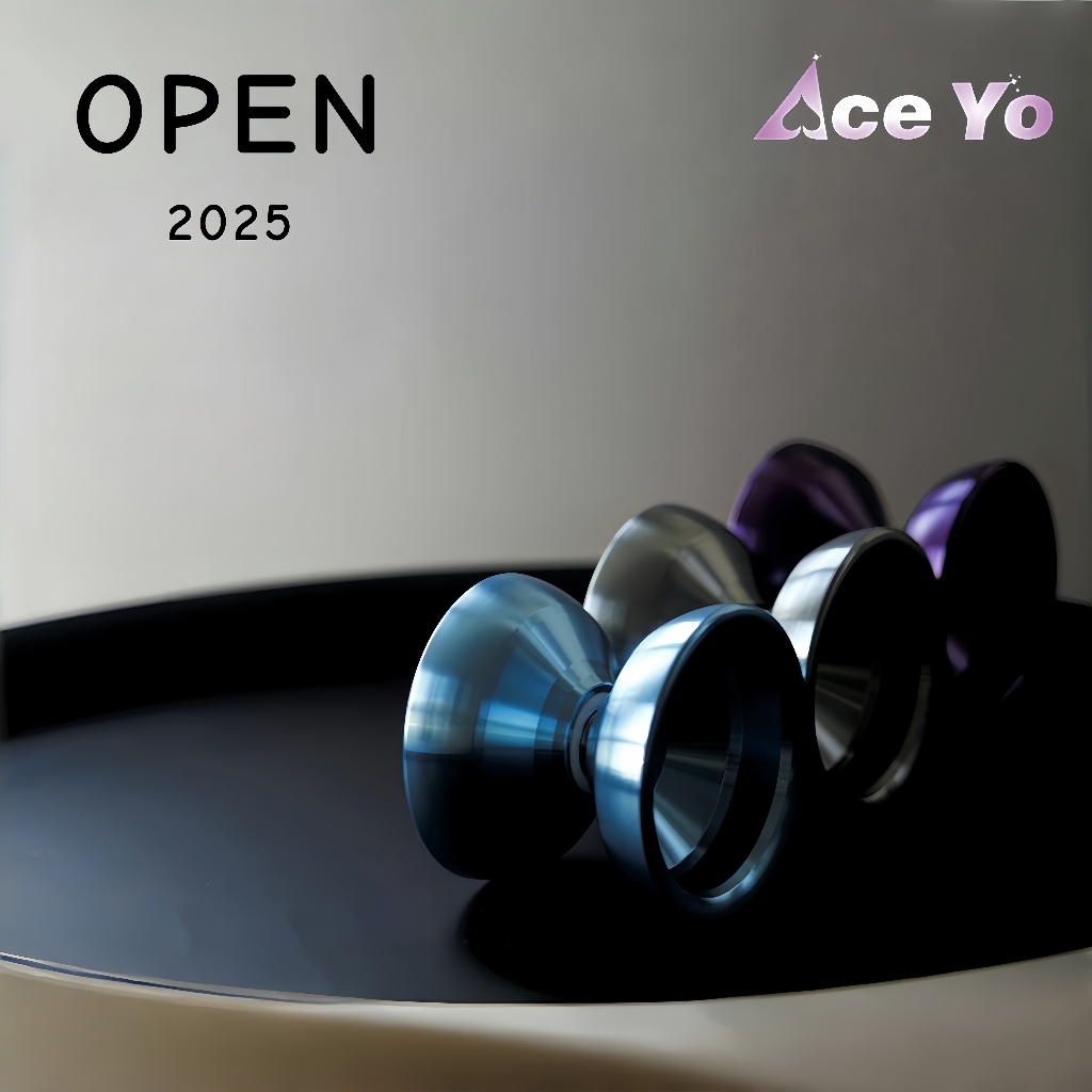 AceYo OPEN 2025 เวอร์ชันกว้าง Monometal โยโย่ที่ไม่ตอบสนอง