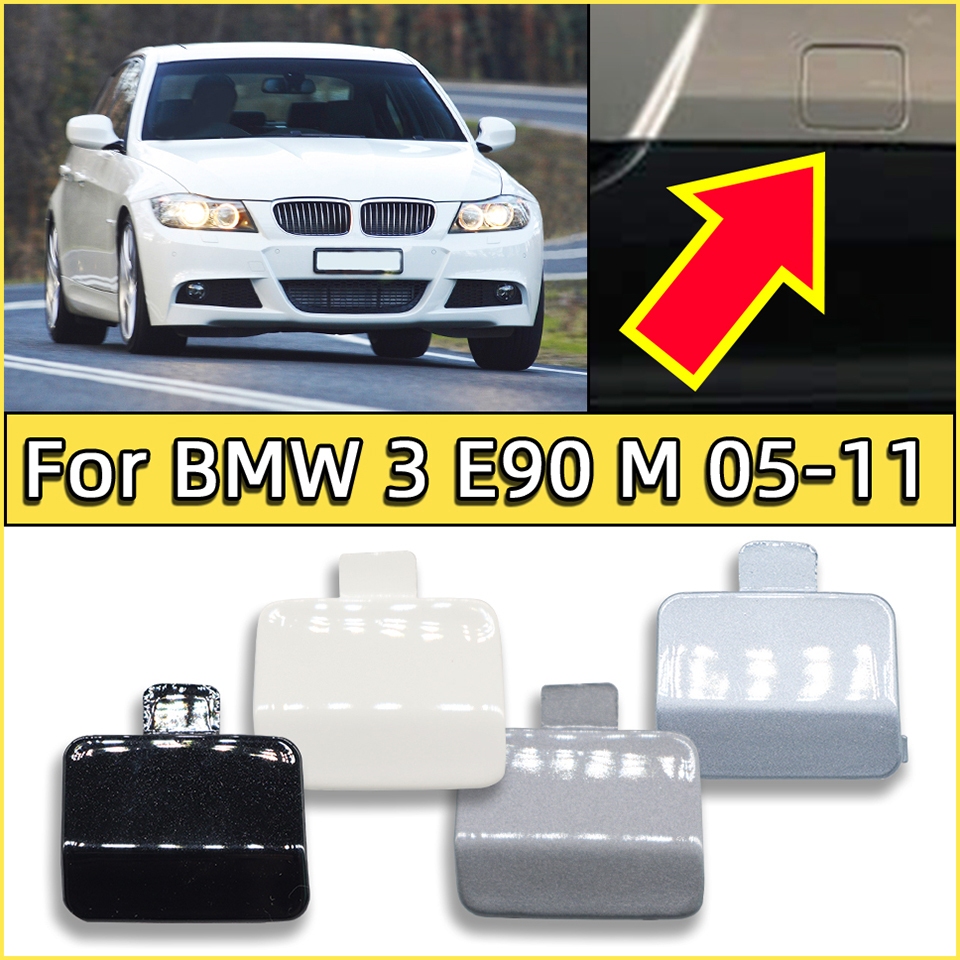 ด้านหลังกันชน Tow Hook Eye ฝาปิดสําหรับ BMW 3 Series E90 E90LCI M-Sport 2005-2011 #51128041134