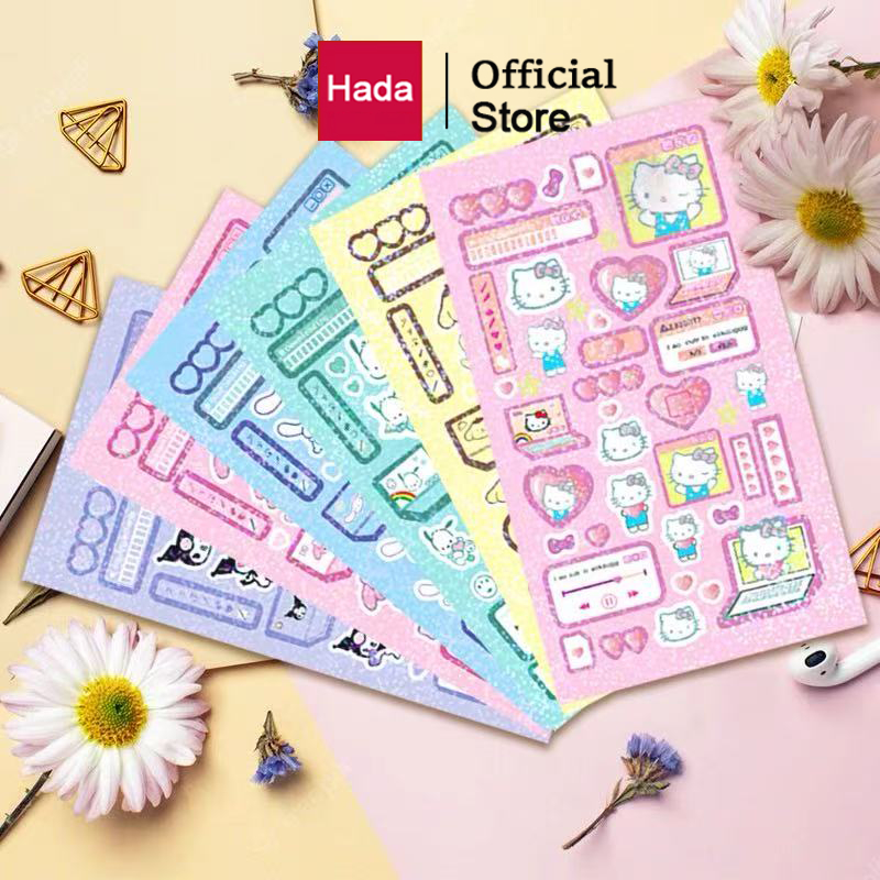 💥1ชิ้นสติกเกอร์สติกเกอร์ออกแบบแวววาวน่ารักสําหรับตกแต่งอัลบั้ม DIY / จัดส่งที่รวดเร็ว