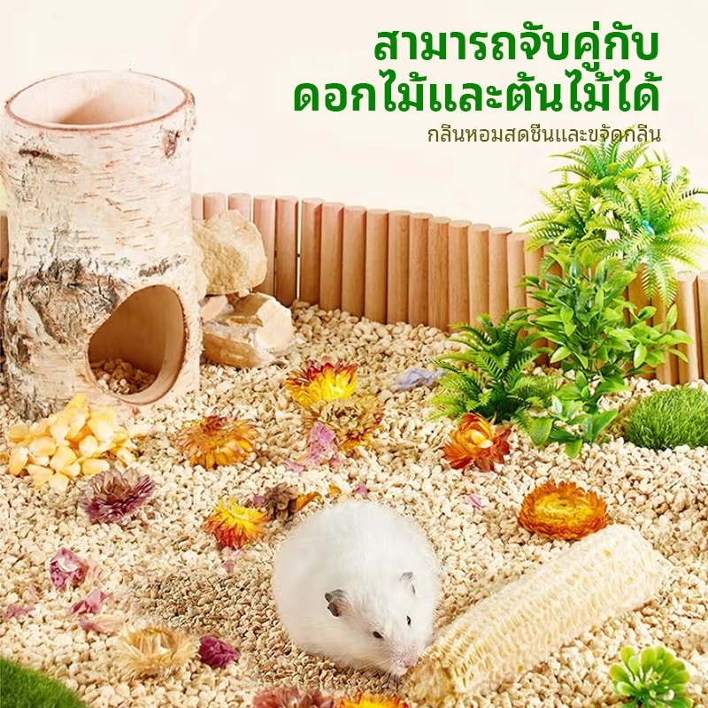 【สินค้าพร้อมส่ง + จัดส่งจากประเทศไทย】แผ่นรองซังข้าวโพดหนูแฮมสเตอร์ แผ่นรองดูดซับ หมีทอง แผ่นรองผลิตภัณฑ์สําหรับสัตว์เลี้ยงทรายปัสสาวะสากลโฟร์ซีซั่น thumbnail 6