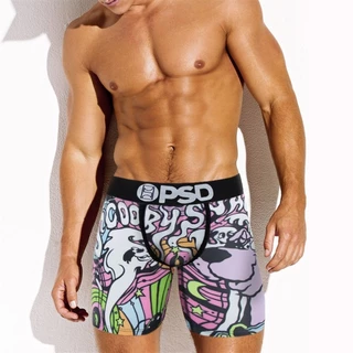 Ozpsd กางเกงบ็อกเซอร์ชายพิมพ์ลายระบายอากาศเซ็กซี่ขนาดใหญ่