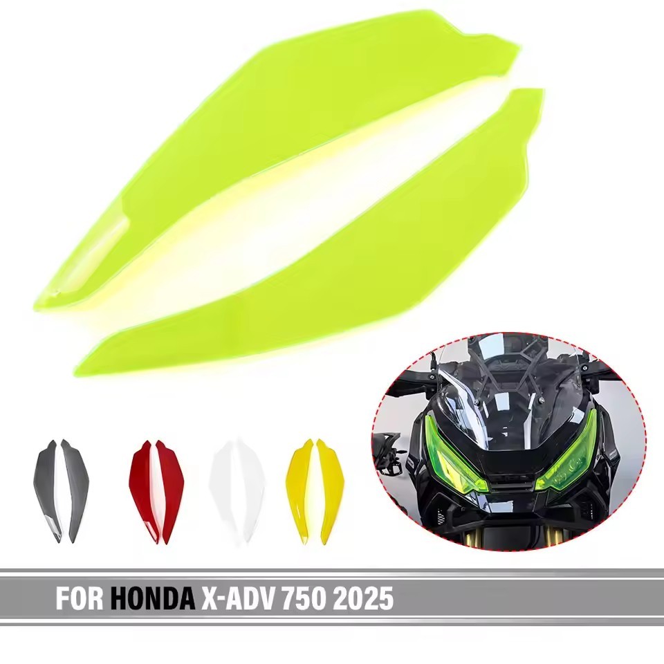 อุปกรณ์เสริมรถจักรยานยนต์ด้านหน้าไฟหน้ายามหัวเลนส์ฝาครอบ Protector Fit สําหรับ Honda XADV750 X-ADV750 XADV 750 2025