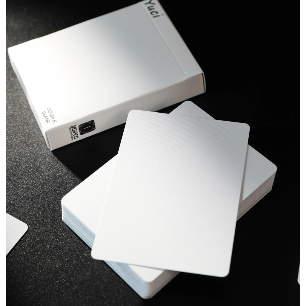 ไพ่เปล่าBicycle Yuci TCC double blank deck magic card cardistry คอลเลกชันหลายแบรนด์