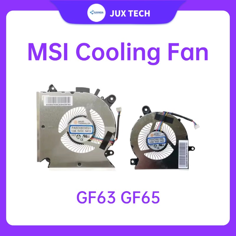 สําหรับ MSI GF63 MS-16R1 MS-16R2 MS-16R3 แล็ปท็อป CPU พัดลมระบายความร้อน