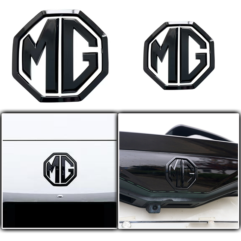 MG4/MG MULAN MGS5 EV สติกเกอร์ตกแต่งโลโก้รถด้านหน้าและด้านหลังสติกเกอร์การปรับเปลี่ยนโลโก้รถ MG4 EV สติกเกอร์โลโก้รถ mg4 อุปกรณ์เสริม