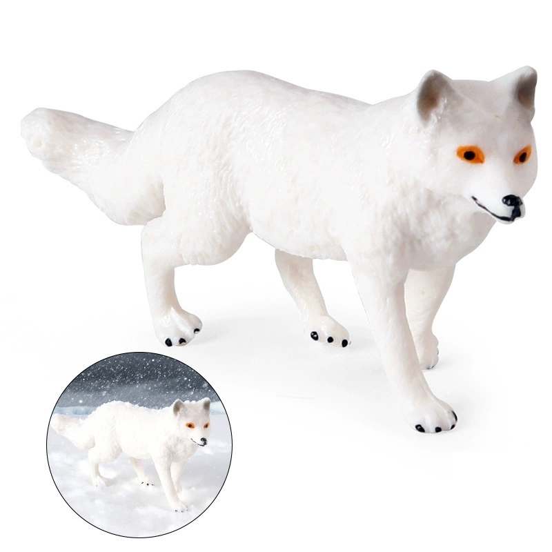 ของเล่นจิ้งจอกน้อย Arctic White Fox Red Fox Red Fox หู Fox Nine Tailed Fox Succulent กระถางดอกไม้ภูม