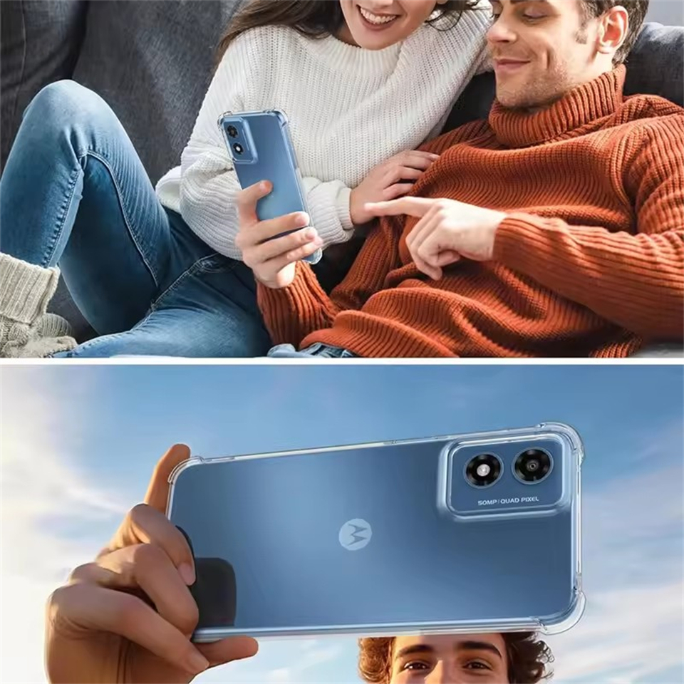 กันกระแทกถุงลมนิรภัย TPU สําหรับ Motorola Moto G 2025 G Play 2024 G Stylus 5G 2023 Power 2022 2024 2025 โปร่งใสฝาครอบป้องกัน Capa Fundas Coque - รูปที่ 2