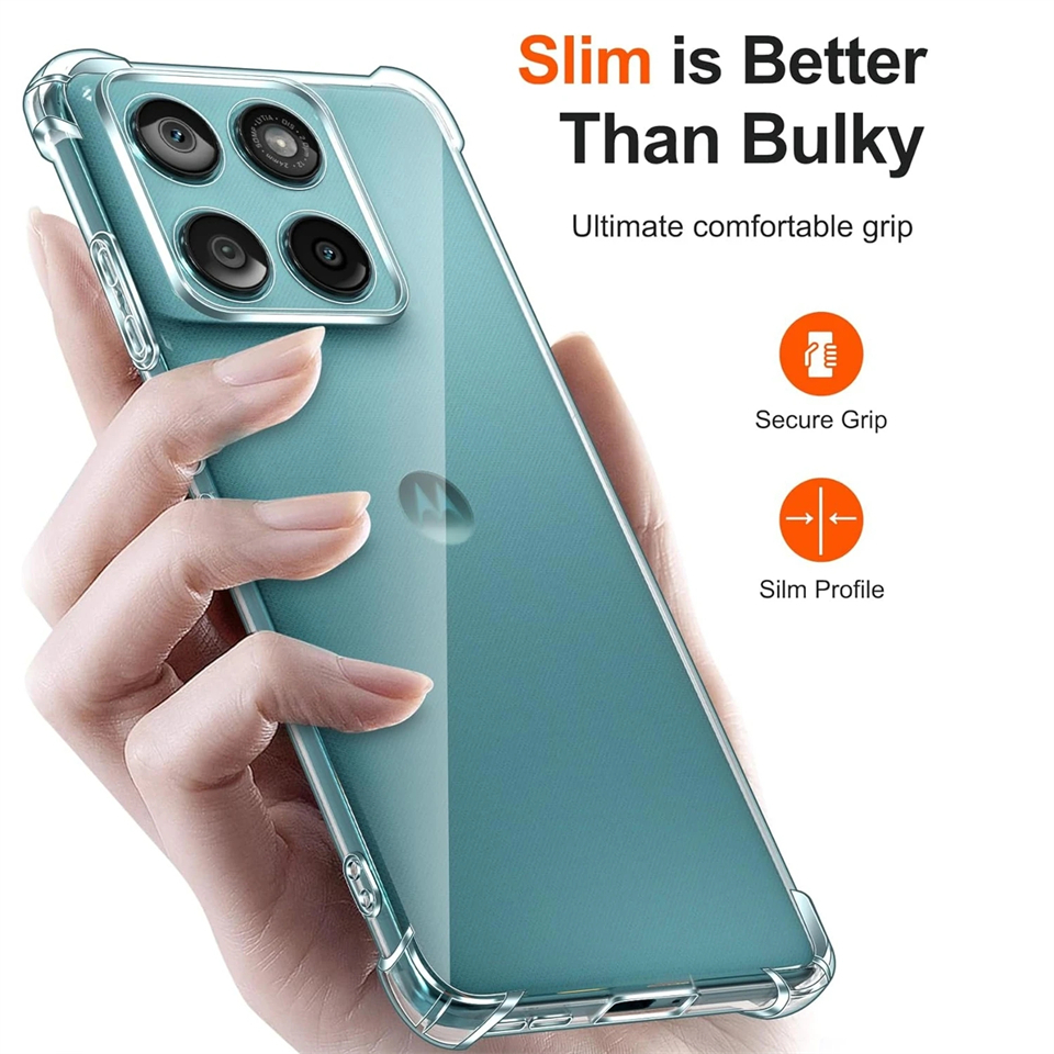 กันกระแทกถุงลมนิรภัย TPU สําหรับ Motorola Moto G 2025 G Play 2024 G Stylus 5G 2023 Power 2022 2024 2025 โปร่งใสฝาครอบป้องกัน Capa Fundas Coque - รูปที่ 4