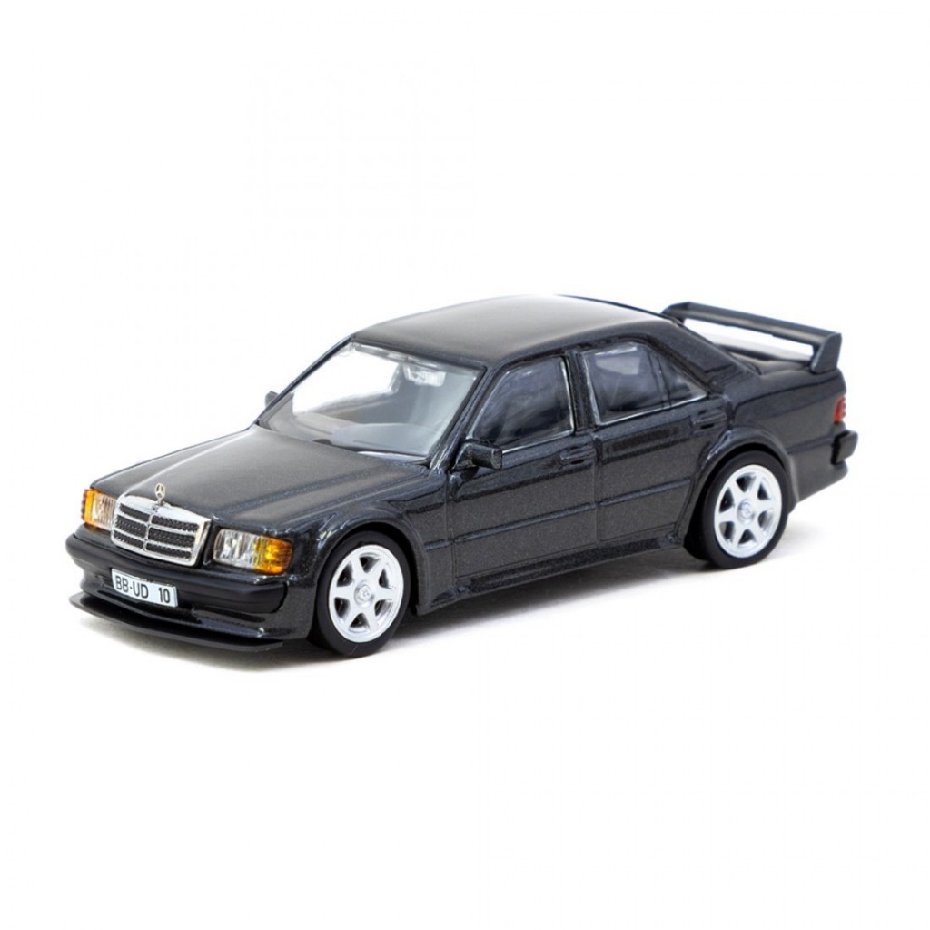 Tarmac Works T64G-057-BK 1/64 Mercedes-Benz 190 E 2.5-16 EVO 1 Blue-Black โลหะ Diecast Scale รุ่นรถ