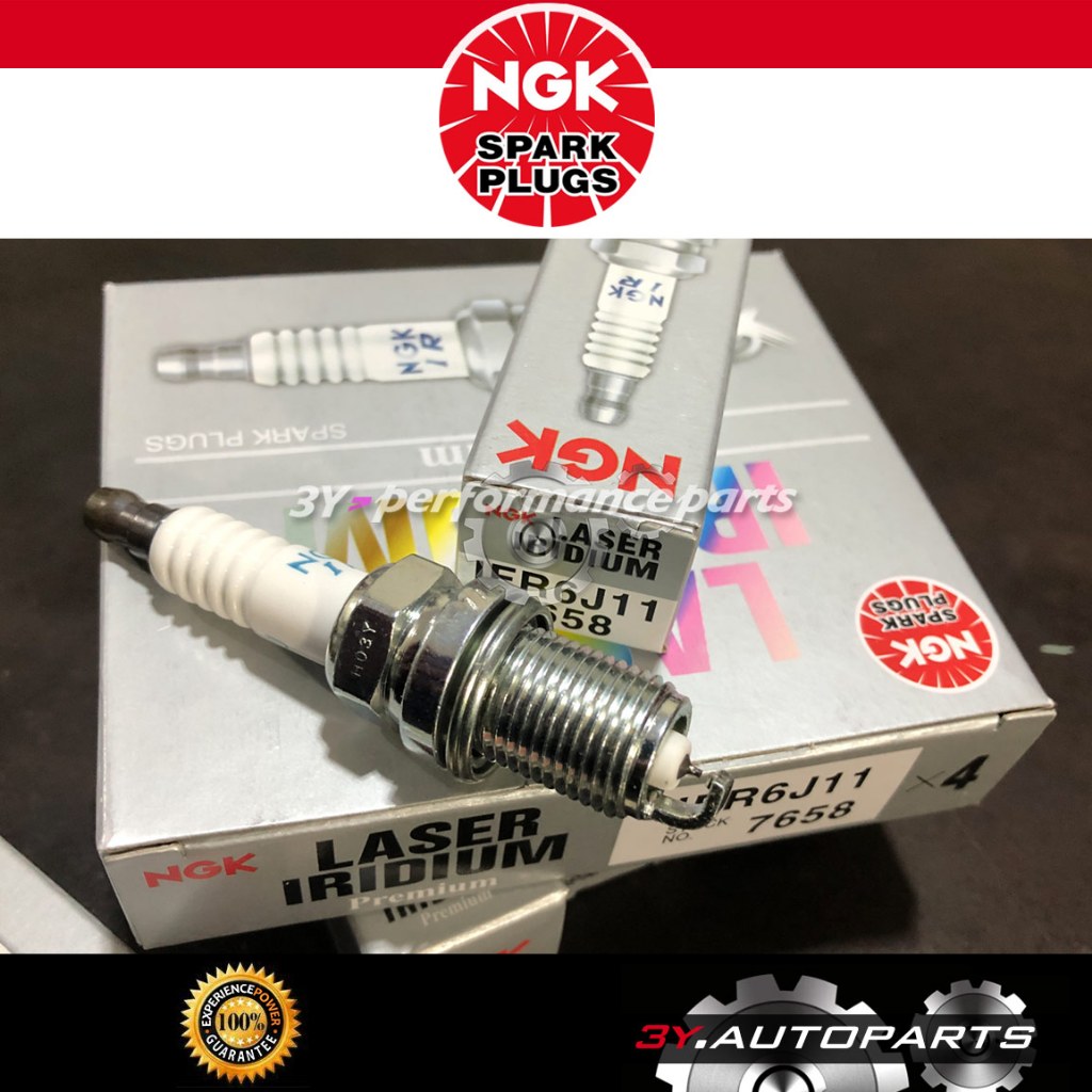 IFR6J-11 NGK (7658) LASER IRIDIUM (@4ชิ้น) SPARK PLUG SUZUKI SWIFT M13A M15A M16A / Grand Vitara IFR