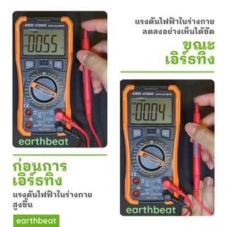 earthbeat Classic Earthing Mat แผ่นรอง Grounding แบบคลาสสิก พร้อมอะแดปเตอร์สำหรับประเทศไทย การบำบัดธรรมชาติด้วยการเชื่อมต่อกับพื้นดินเพื่อคุณภาพการนอนหลับที่ดี สุขภาพที่ดี และช่วยลดอักเสบ ทำจากหนังสังเคราะห์นำไฟฟ้า ขนาด 33×60 ซม.