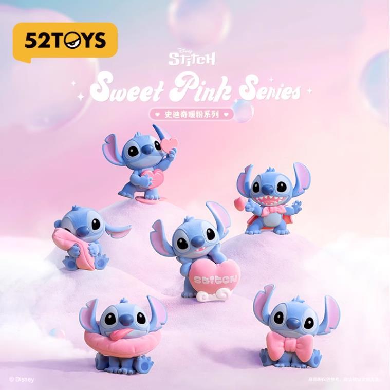 52TOYS Disney Stitch Sweet Pink Series Blind Box Toy Collection พร้อมสต็อก