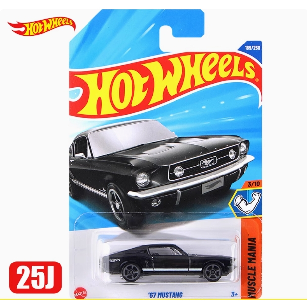 HOT Wheels Car 2025 Alloy New Car189 Ford Mustang 189 Ford Mustang